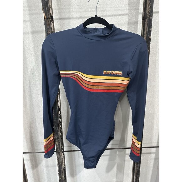 Rip Curl Golden Days Good Coverage Long Sleeve One Piece Swimsuit No Tag - Picture 1 of 9